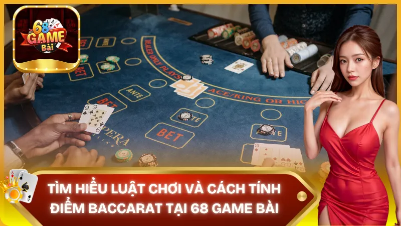 Khám phá luật chơi và cách tính điểm Baccarat tại 68 Game Bài